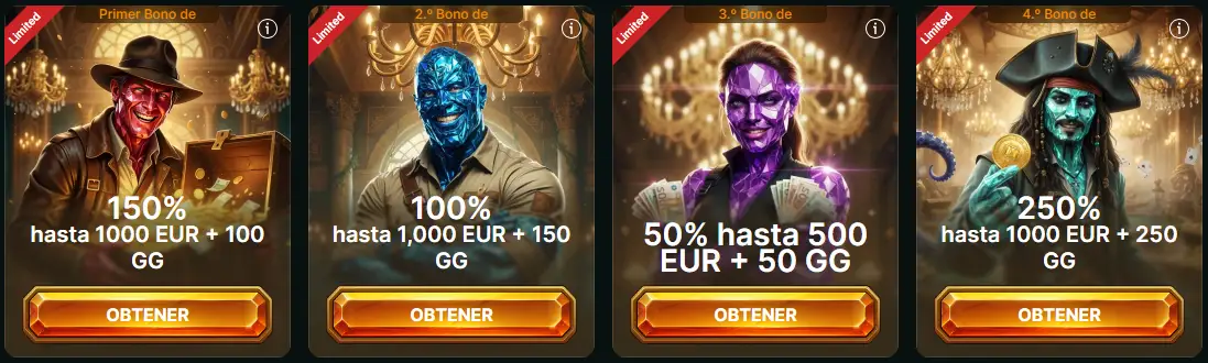 Bono de bienvenida 300% en Luckygem Casino España — oferta exclusiva